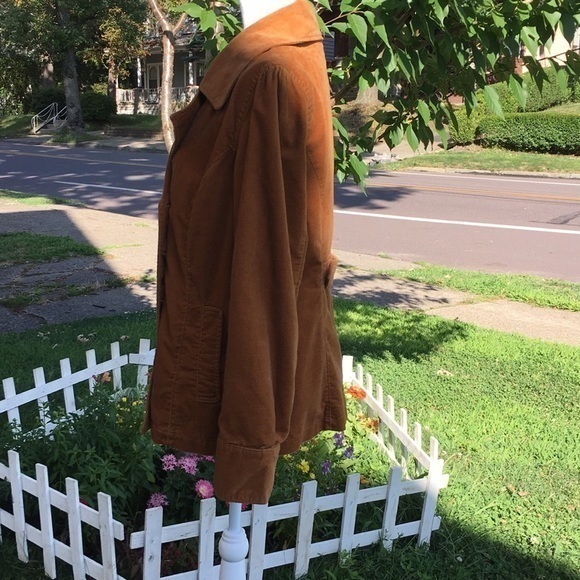 MOSSIMO SUPPLY CO rust colored corduroy jacket - Picture 2 of 14